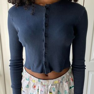BRANDY MELVILLE navy cardi